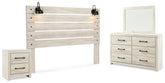 Cambeck King Panel Headboard, Dresser, Mirror and Nightstand